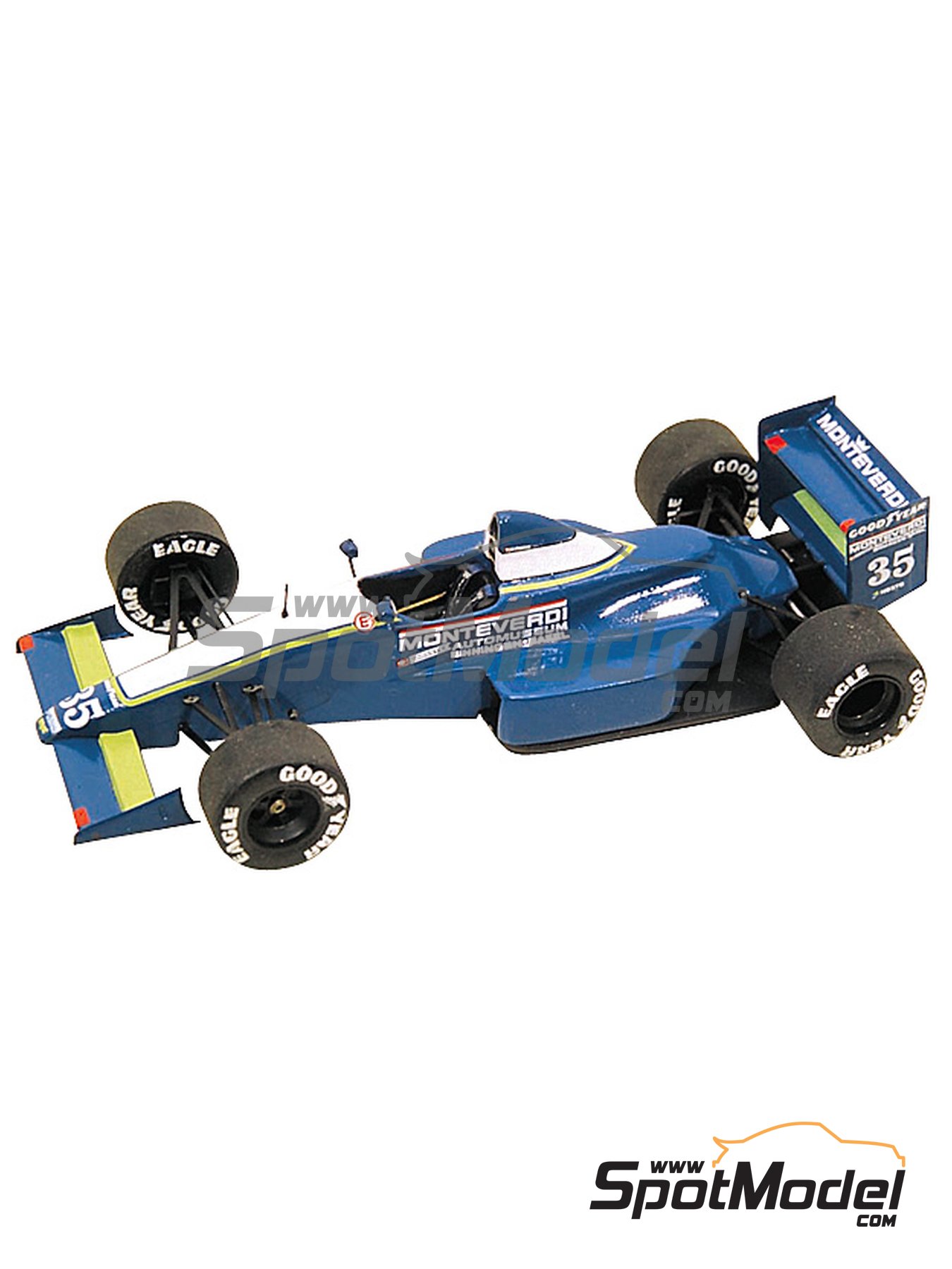 Monteverdi Onyx Ford ORE2 sponsored by Monteverdi - British Formula 1 Grand  Prix 1990. Car scale model kit in 1/43 scale manufactured by Tameo Kits (r